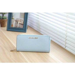 Michael Kors Zipper Wallet Sky Blue (MK186)