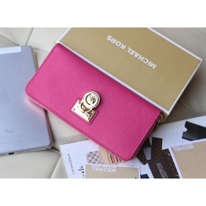 Michael Kors Lock Head Wallets Rose Red (MK091)