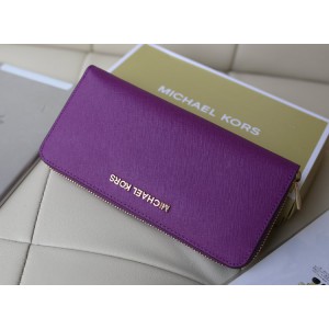 Michael Kors Zipper Wallet Violet (MK069)