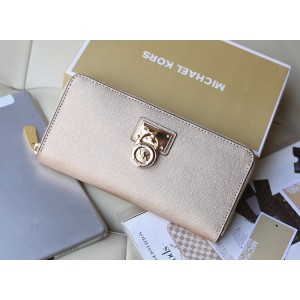 Michael Kors Lock Head Wallets Champagne Gold (MK092)