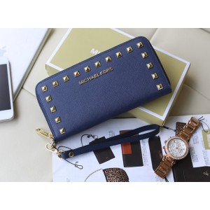 Michael Kors Rivet Wallet Sapphire Blue (MK063)