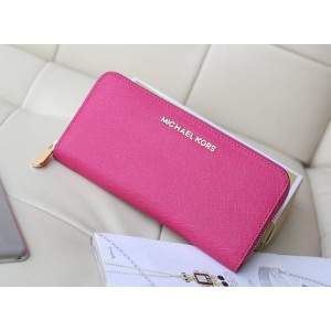 Michael Kors Zipper Wallet Rose Red (MK071)