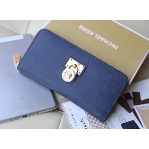 Michael Kors Lock Head Wallets Sapphire Blue (MK089)