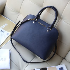 Michael Kors Cowhide Satchel Medium Size Sapphire Blue (MK107)