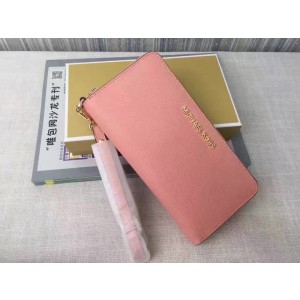 Michael Kors Wrist Long Wallet Shrimp Powder (MK313)