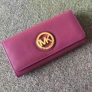 Michael Kors Tri-fold Wallet Dark Purple (MK373)