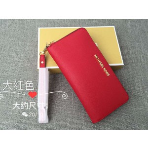 Michael Kors Wrist Long Wallet Red (MK318)