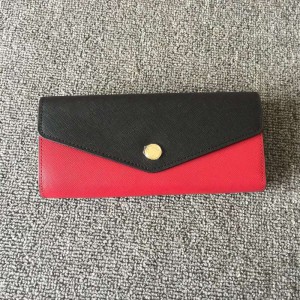 Michael Kors Envelope Wallet Black Spelled Red (MK343)