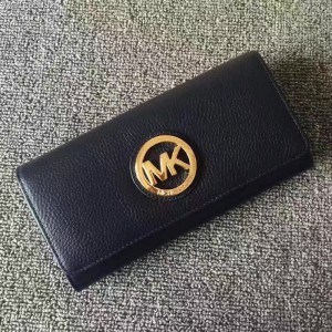 Michael Kors Tri-fold Wallet Dark Blue (MK377)