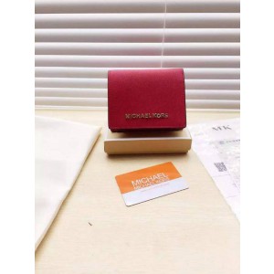 Michael Kors Short Suction Buckle Wallets Red (MK203)