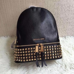 Michael Kors Rivet Backpacks Black (MK387)