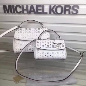 Michael Kors Hollow Satchel White (MK336)