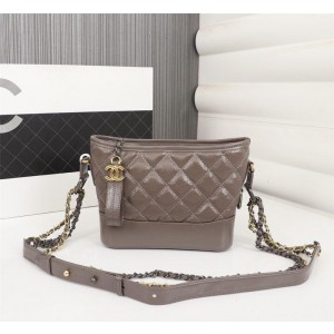 Chanel Gabrielle Small Hobo Bags CH061-Brown-Grey