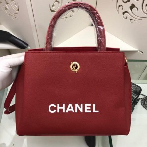 Chanel Top Handle Tote Bags CH107-Red