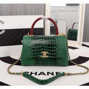 Chanel Top Handle Flap Bags CH109B-Green
