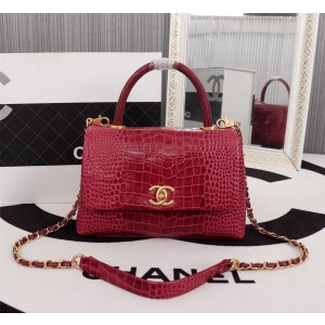 Chanel Top Handle Flap Bags CH109B-Red