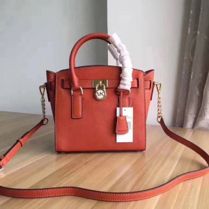 Michael Kors Lock Shoulder Bags Orange (MK404)