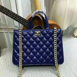 Chanel Top Handle Tote Bags CH072-Blue