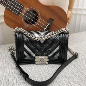 Chanel Small BOY CHANEL Handbag CH022-Black