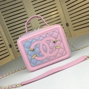 Chanel Makeup Shoulder Bags CH148-Pink-Rainbow