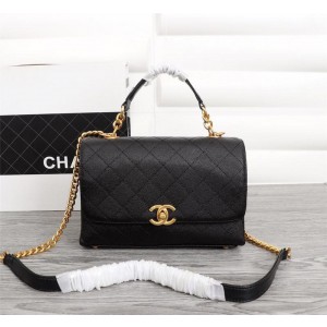 Chanel Top Handle Flap Bags CH003-Black