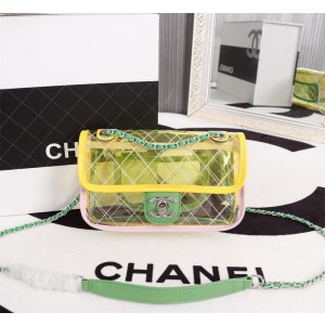 Chanel PVC Jelly Flap Bags CH167-Yellow
