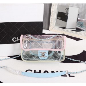 Chanel PVC Jelly Flap Bags CH167-Pink