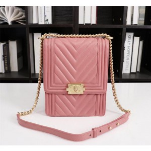 Chanel BOY CHANEL Handbag CH168-Pink