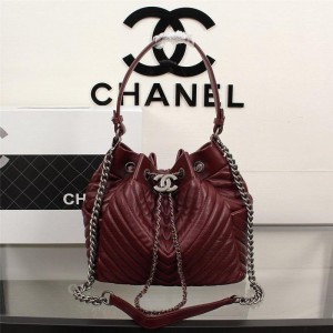Chanel Top Handle Shoulder Bags CH169-Wine-Red