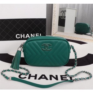Chanel Cowhide Camera Bags CH189C-Green