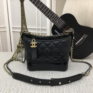 Chanel Gabrielle Small Hobo Bags CH195-Black
