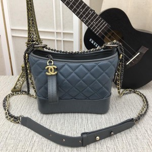 Chanel Gabrielle Small Hobo Bags CH195-Grey-Blue