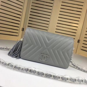 Chanel Wallet On Chain CH196-Grey