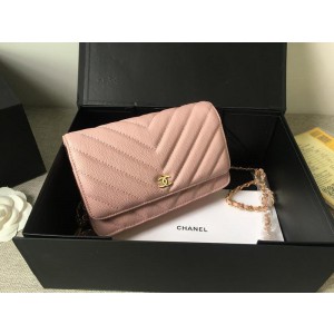 Chanel Wallet On Chain CH200-Pink