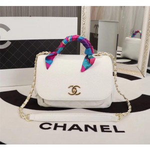 Chanel Top Handle Flap Bags CH210-White