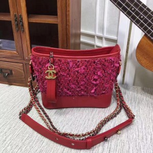 Chanel Gabrielle Small Hobo Bags CH216-Red