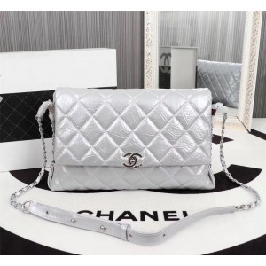 Chanel Large Flap Bags CH223-Silver