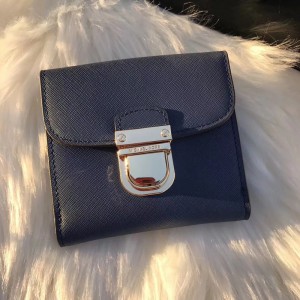 Michael Kors Lock Wallet Dark Blue (MK580)