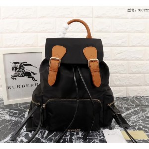Burberry Backpack 380233 Black Yellow 36*28*14