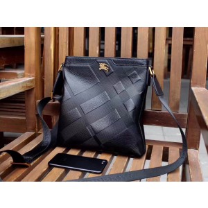 Burberry Man Crossbody 0243 Black 26*27*6