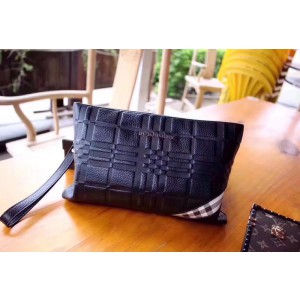 Burberry Men Clutch Bag 99006 Black 28*17*3