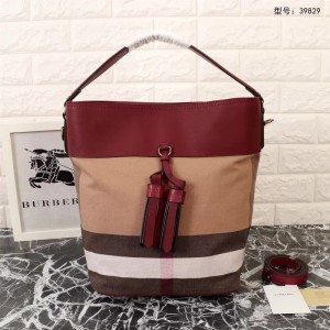 Burberry Tote Bag 39829 Dark Red 25*34*19