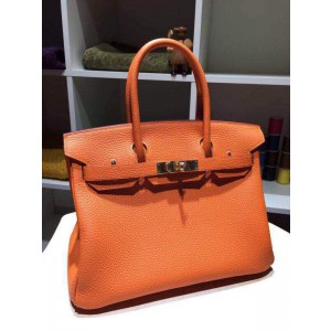 Hermes Birkin 30cm Togo Hand Stitched Gold Hardware, Orange CK93 RS05503