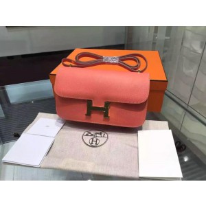 Hermes Constance Elan 30cm Epsom Calfskin Original Leather Hand Stitched Gold Hardware, Crevette L5 RS18574