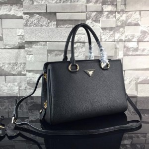 Prada Handbags 2961 Black 33*24*15.5