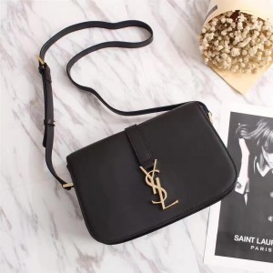 Saint Laurent Crossbody Bag 26592 Black Gold 25*17*8