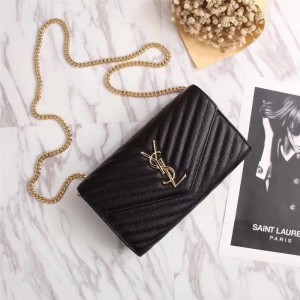 Saint Laurent Crossbody Bag 26593 Black 22.5*5*14.5