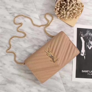 Saint Laurent Crossbody Bag 26593 Light Pink 22.5*5*14.5