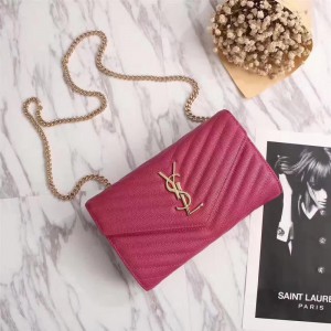 Saint Laurent Crossbody Bag 26593 Peach 22.5*5*14.5