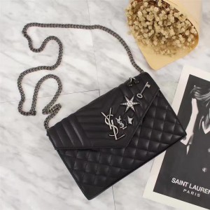 Saint Laurent Crossbody Bag 26594 Black 22.5*14*4